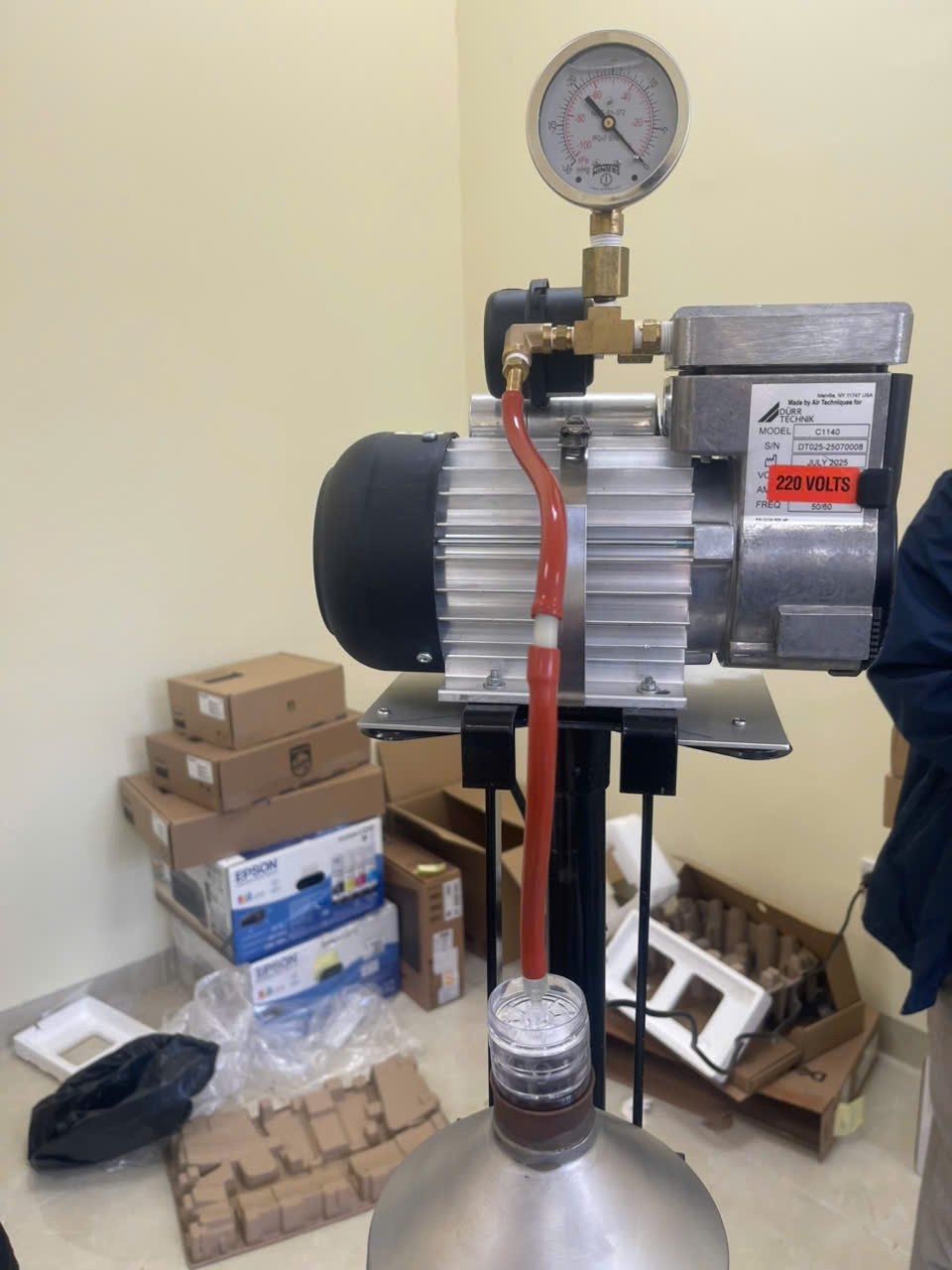 Valy chuyên dụng GL32 cho thiết bị lấy mẫu bụi bông